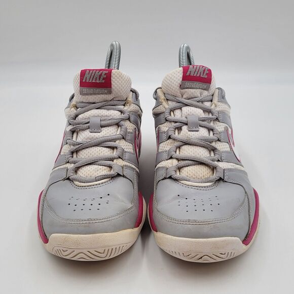 Nike Air Serve Return Womens Gray Pink 488135 002 Athletic Shoes Sneakers Size 9 - Picture 2 of 10